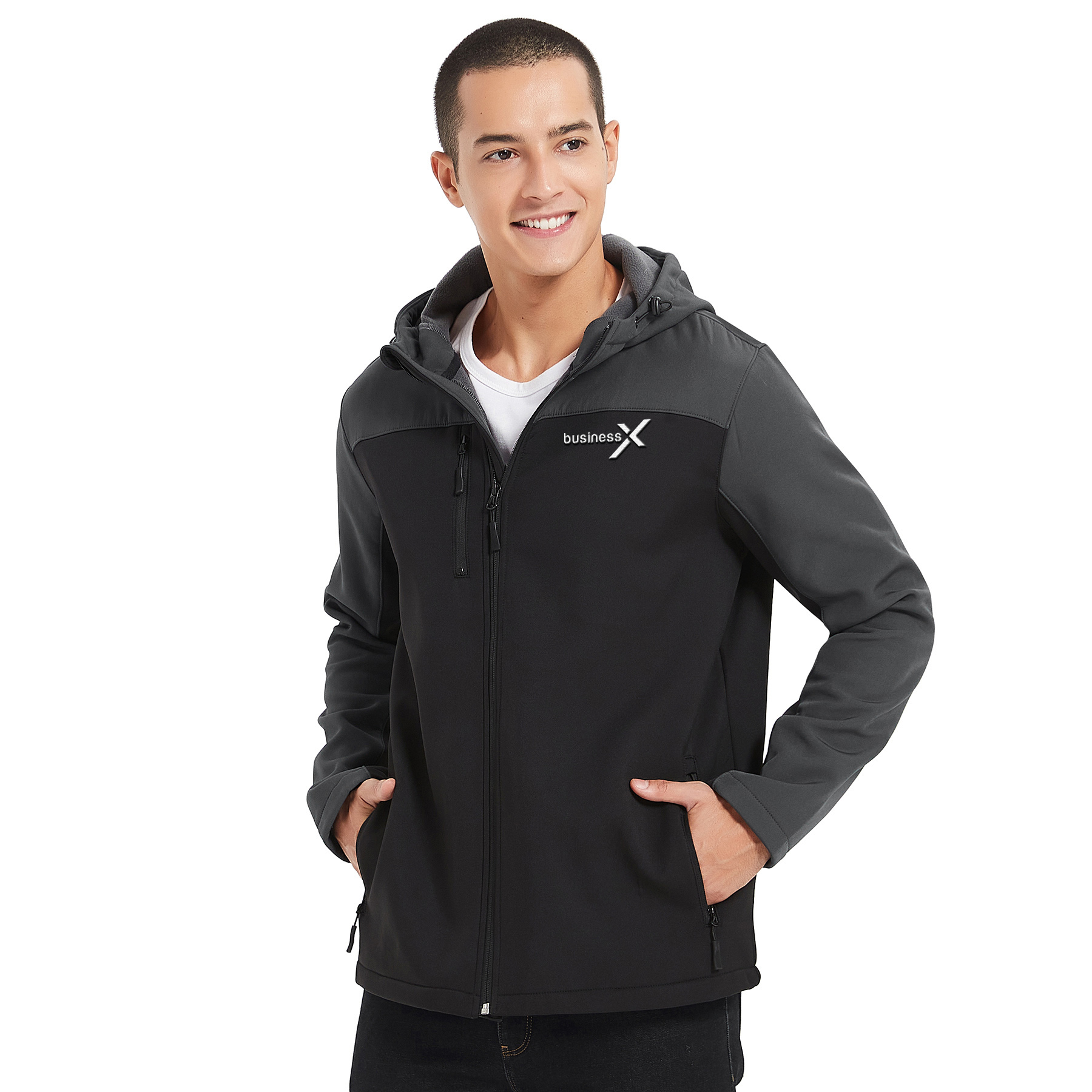 Men's Hooded Core Soft Shell Jacket 6