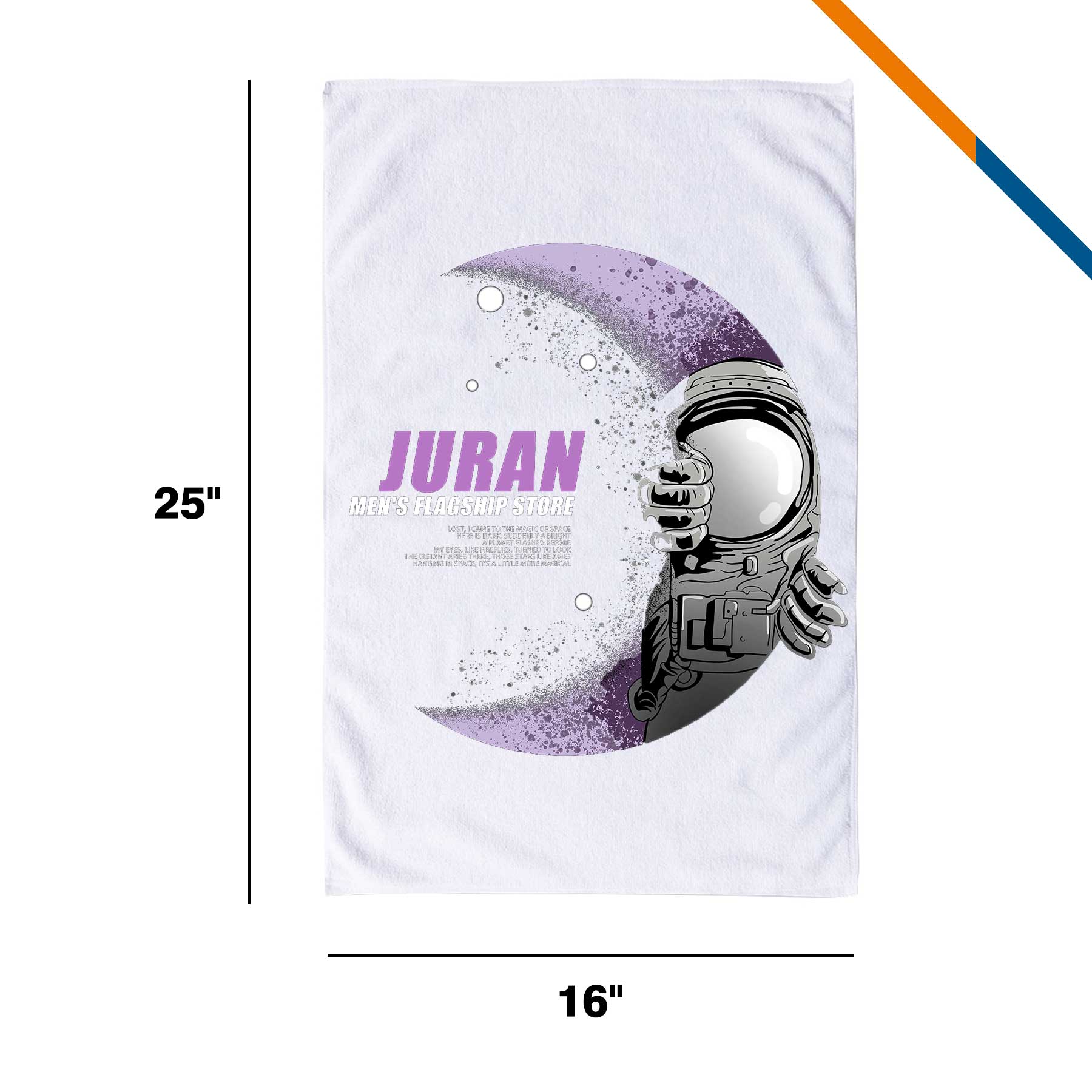 Veoli Sublimated Hand Towel - 25" x 16" 3