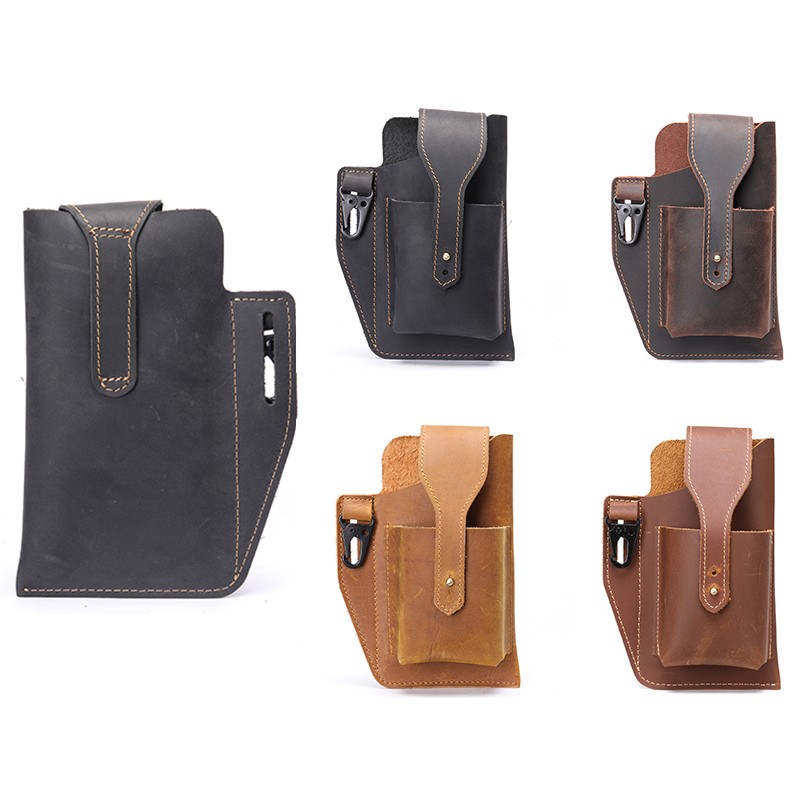 Crazy-Horse Leather Fanny Pack 2