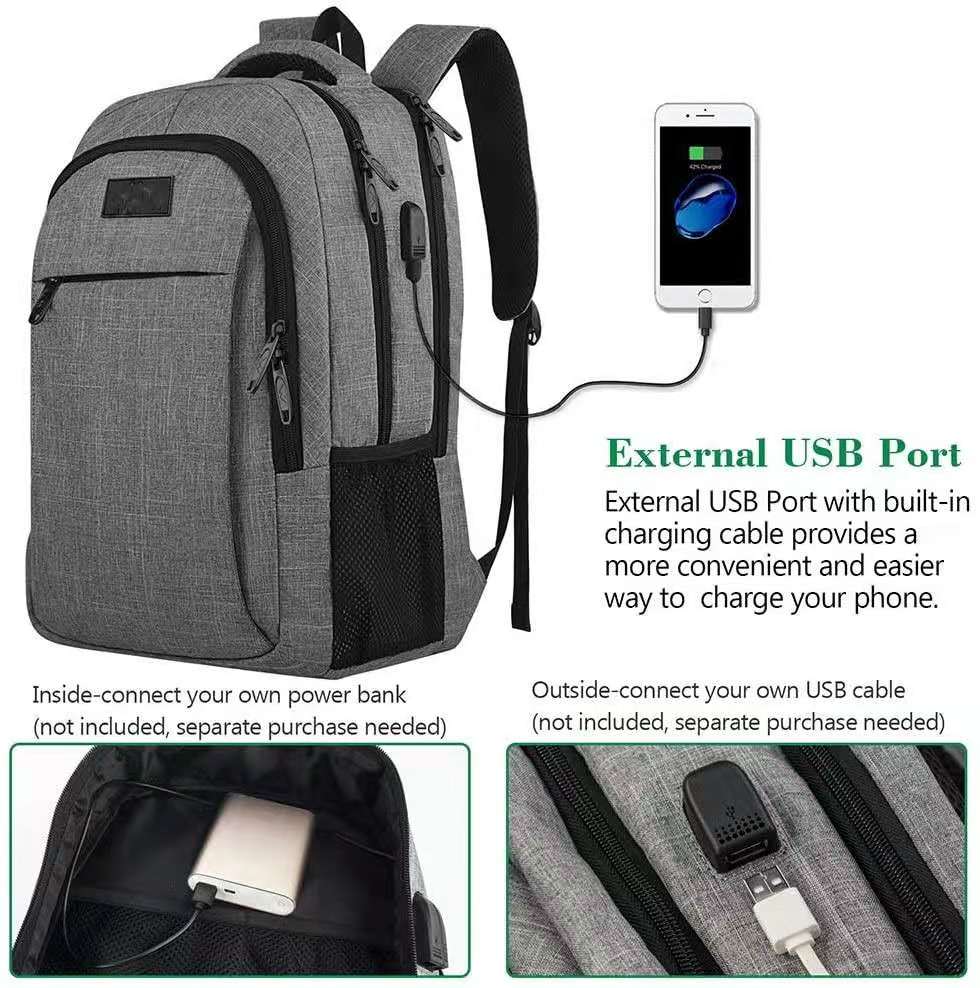 18 Inch Laptops Backpack with USB Charging Port 6