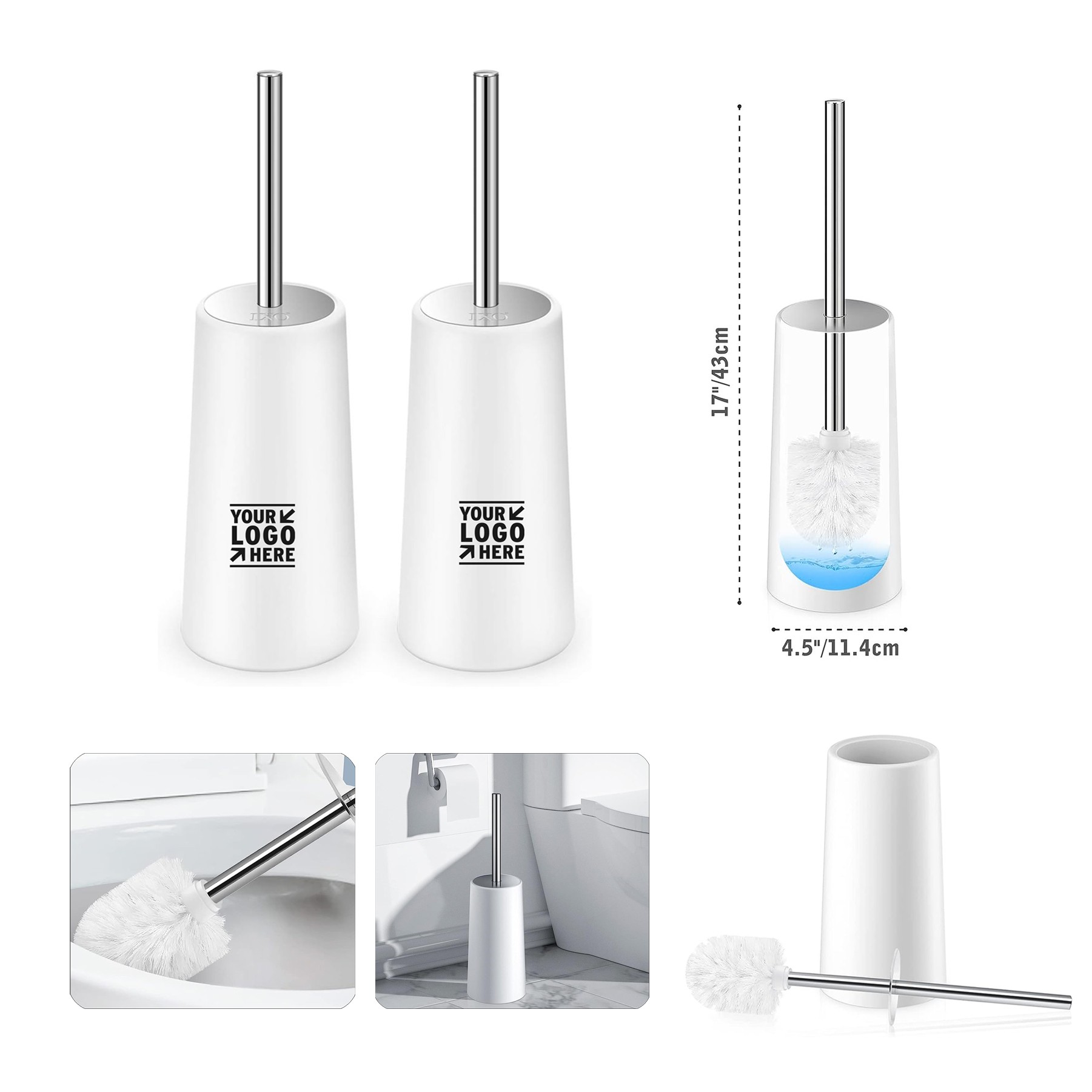 Toilet Brush and Holder 2