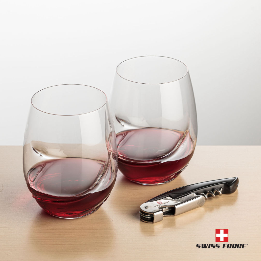 Swiss Force® Opener & Bartolo Stemless Wine 2