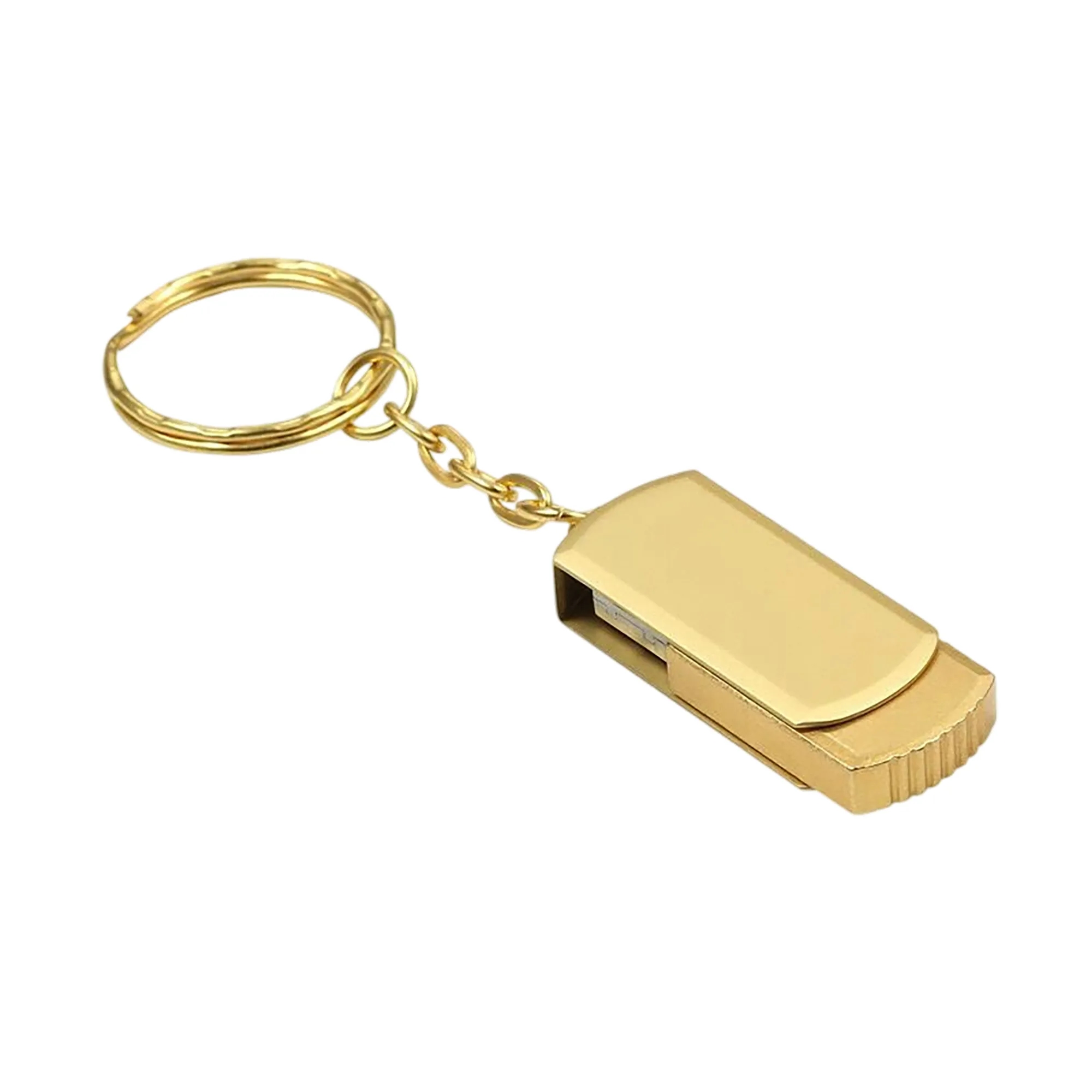 4 GB Metal USB Flash Drive with Keychain 3