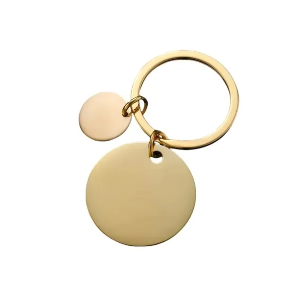Custom Engraved Metal Keychain - Personalized Gift Option 3
