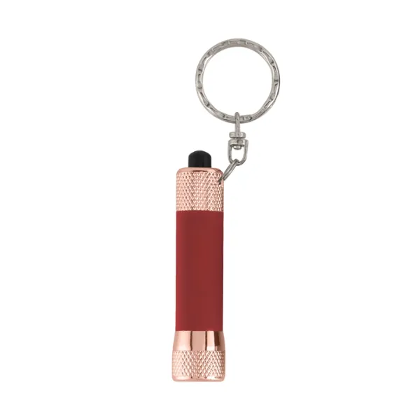Chroma Softy Rose Gold LED Flashlight with Keyring 3