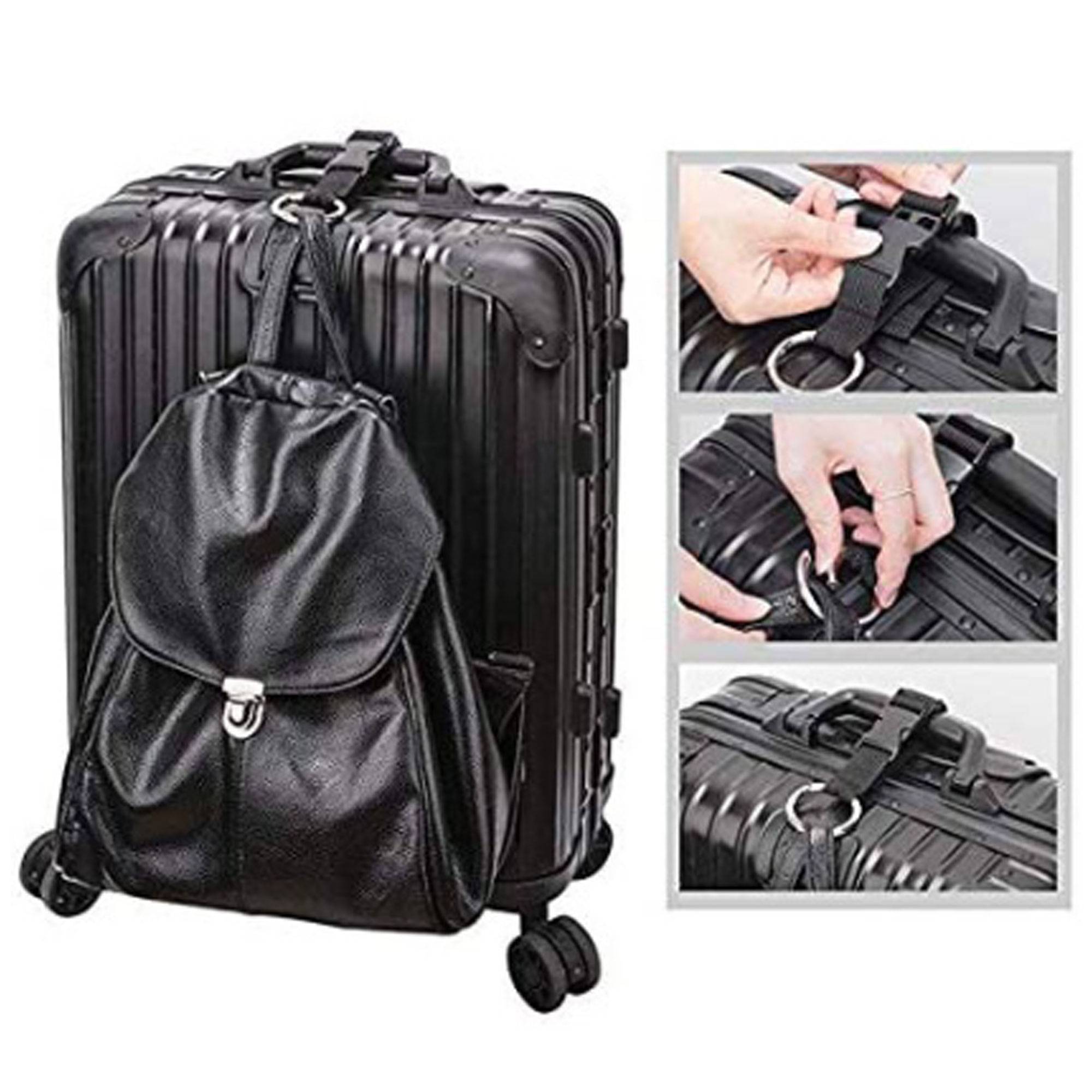 Adjustable Hands-Free Nylon Luggage Strap with Buckle Clip 5