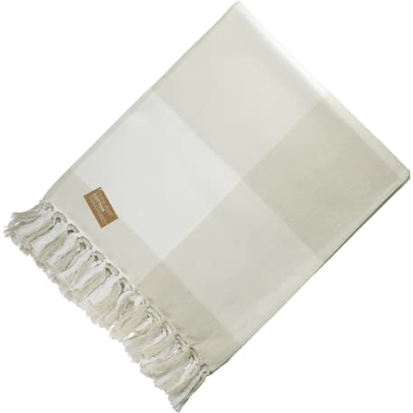 Field & Co. 100% Organic Cotton Check Throw Blanke 15