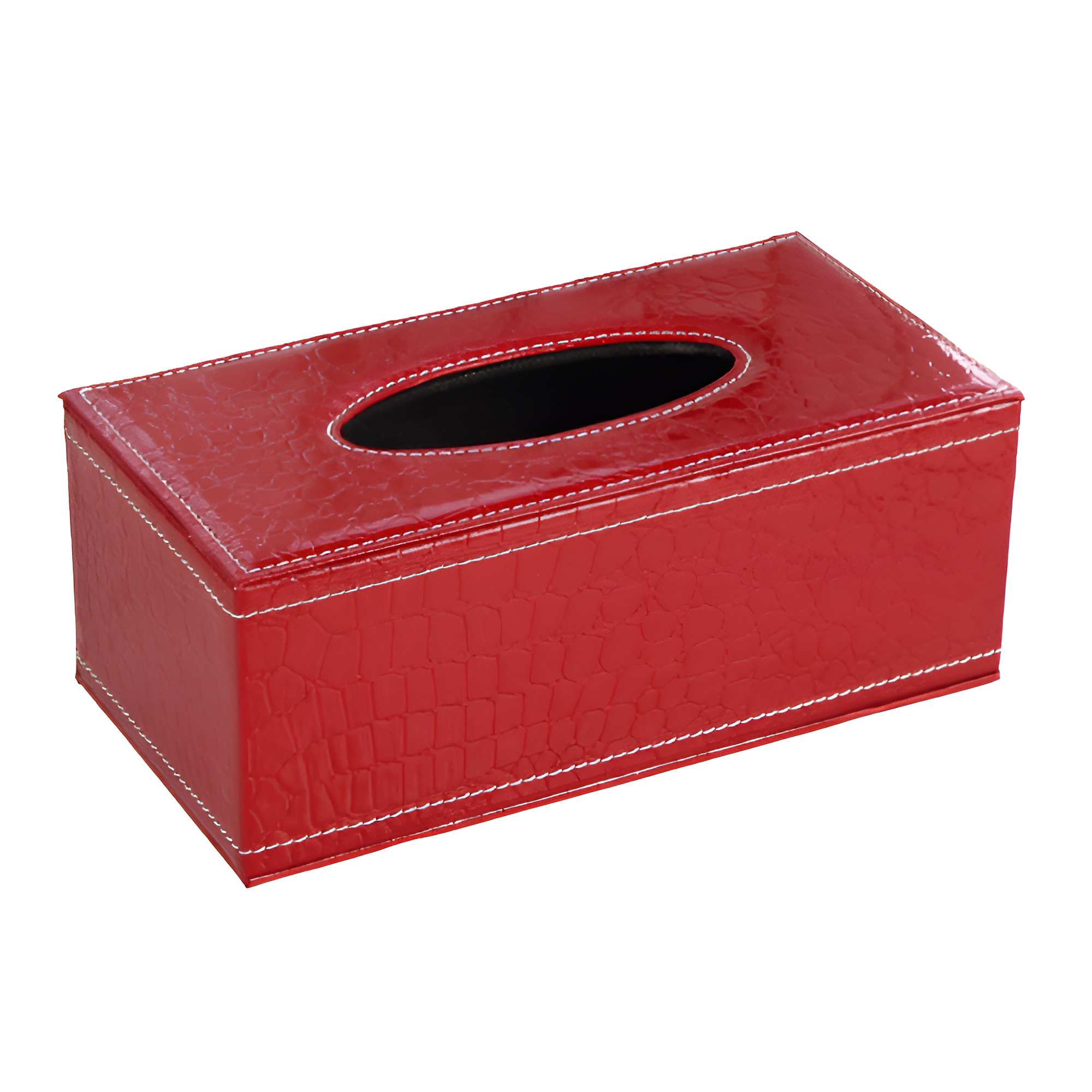 MOQ 50 PCS Stylish PU Leather Tissue Box 10