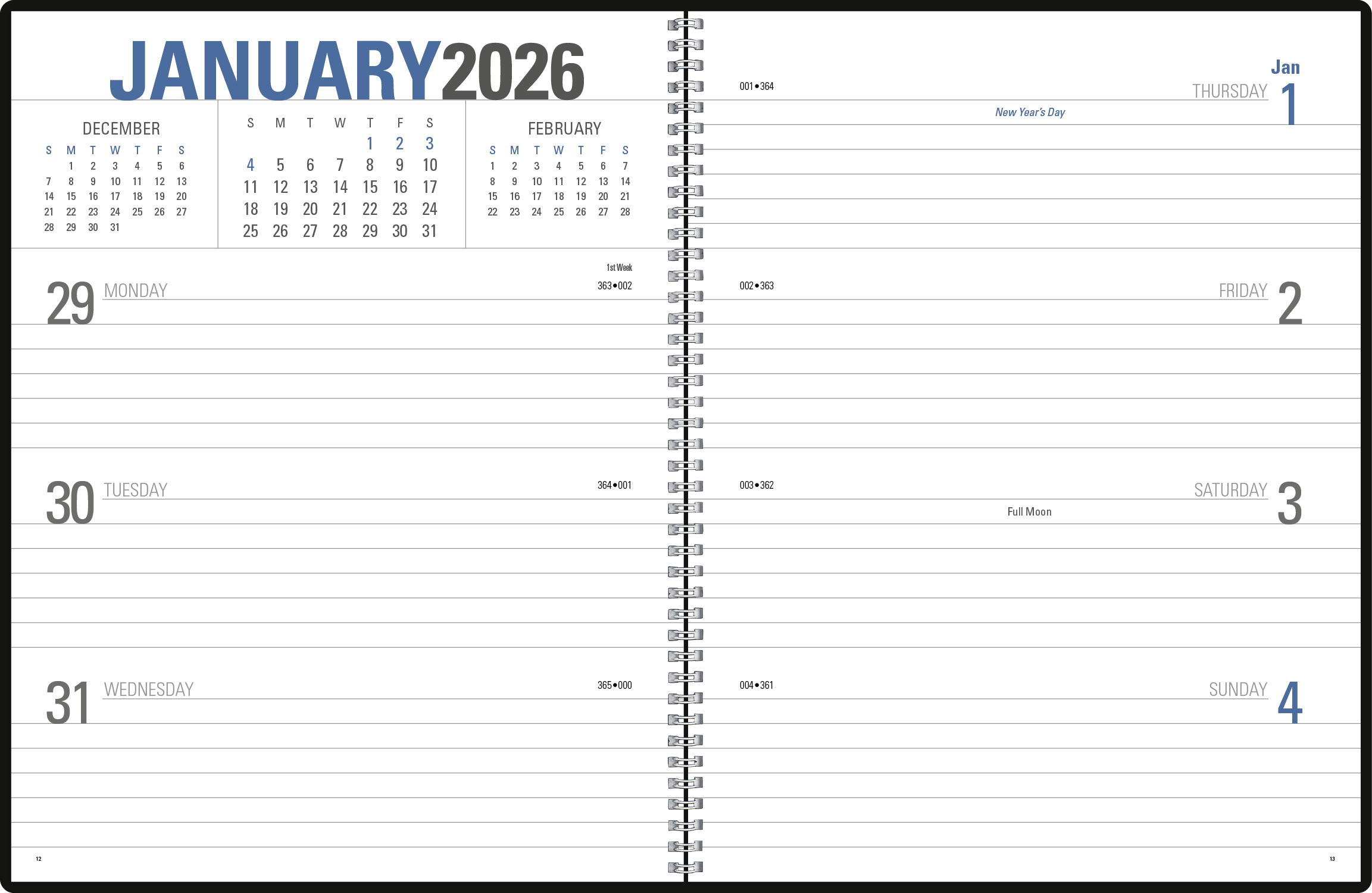 Triumph® Calendars Classic Weekly Planner 39