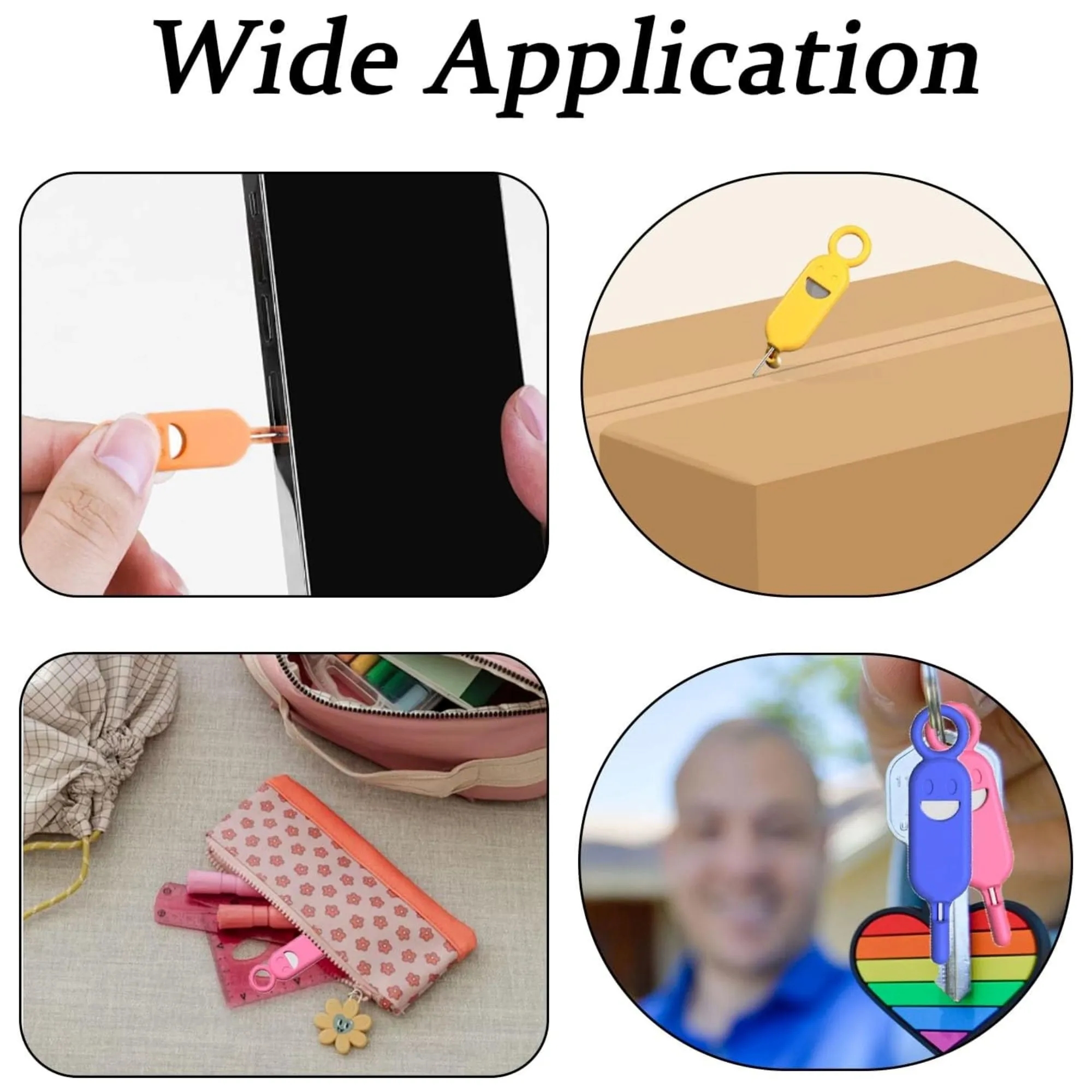 Smiley Portable Phone SIM Card And Card Pin Sleeve 3