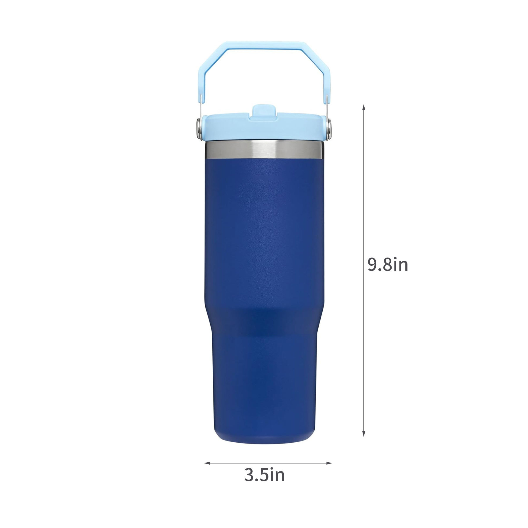 Stainless Steel Tumbler with Straw 1