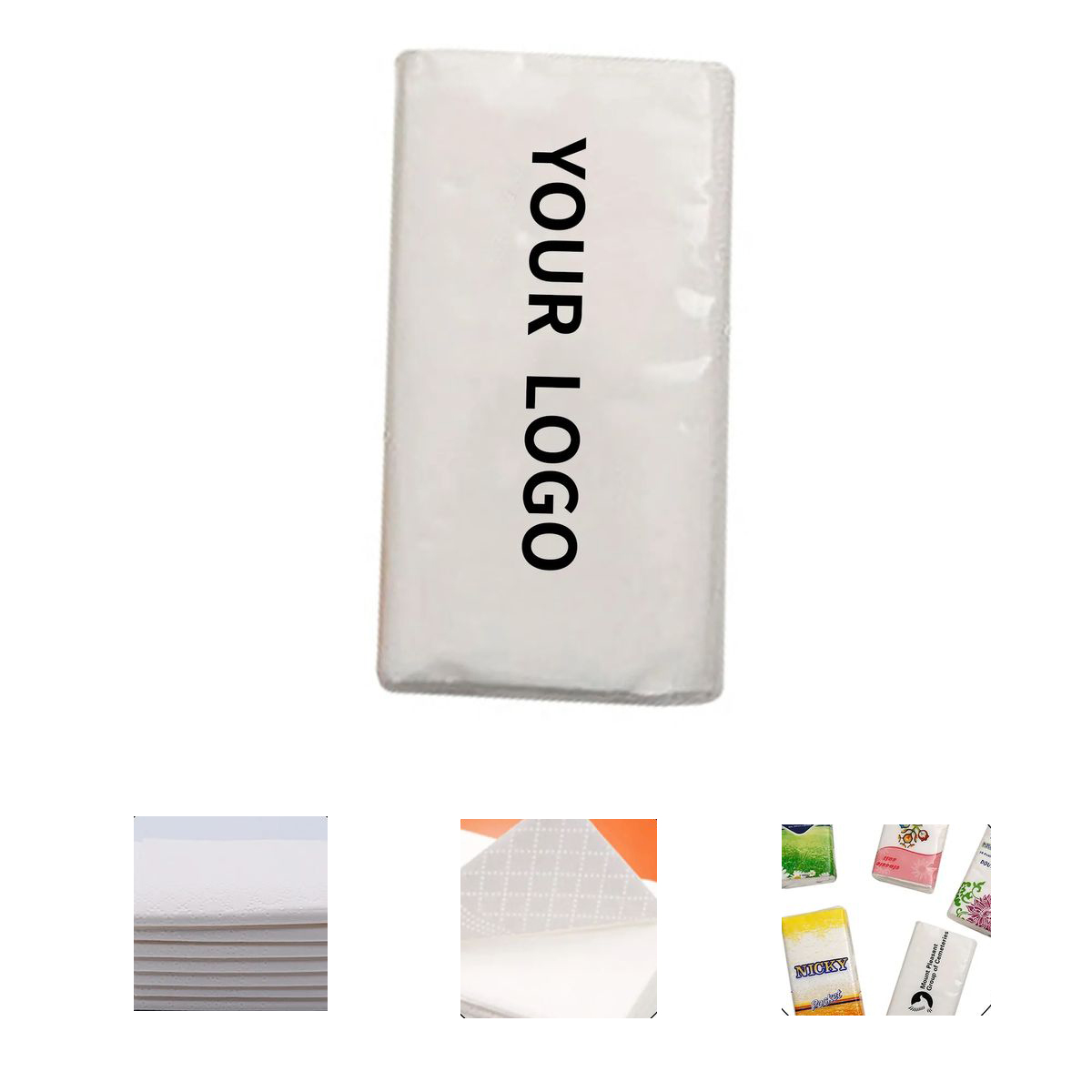 Compact Tissue Pack with 8 Sheets for On the Go 1