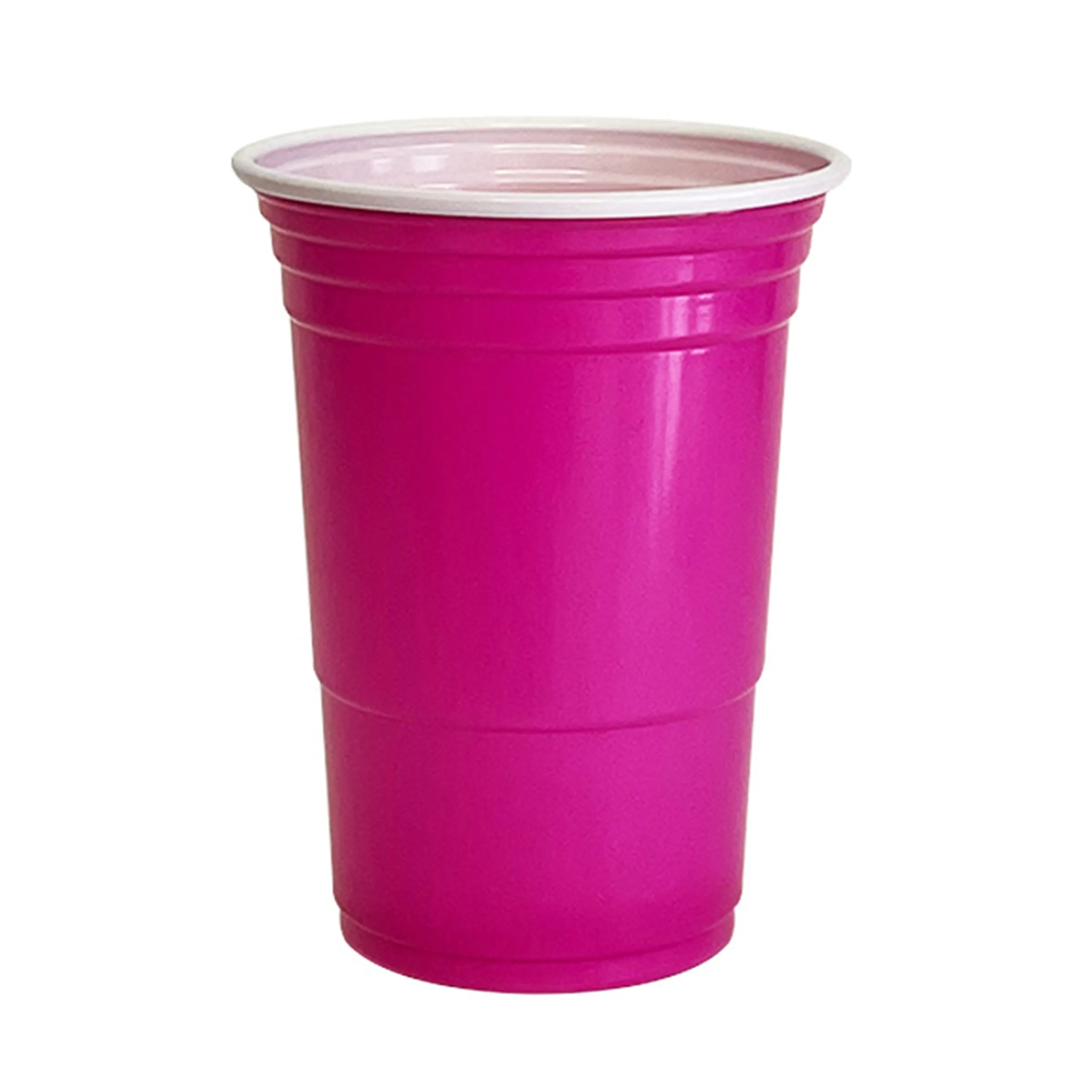 Polypropylene 10 Pack 16oz Colorful Plastic Cup 5