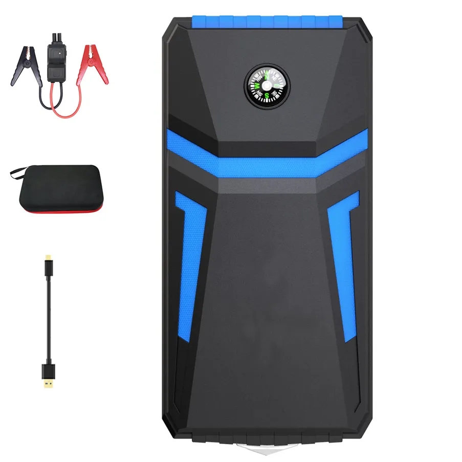 Emergency Car Jump Starter with Hummer,Compass & LED Light 4
