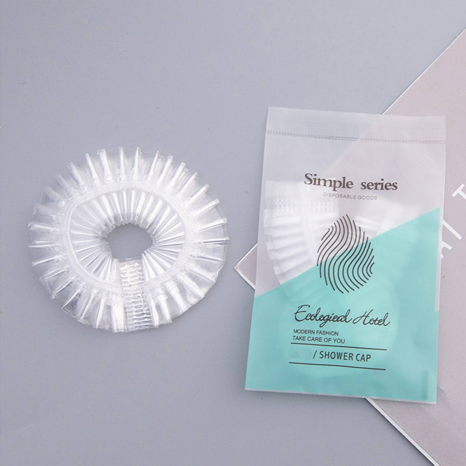 Individually Packed Disposable Shower Cap 5