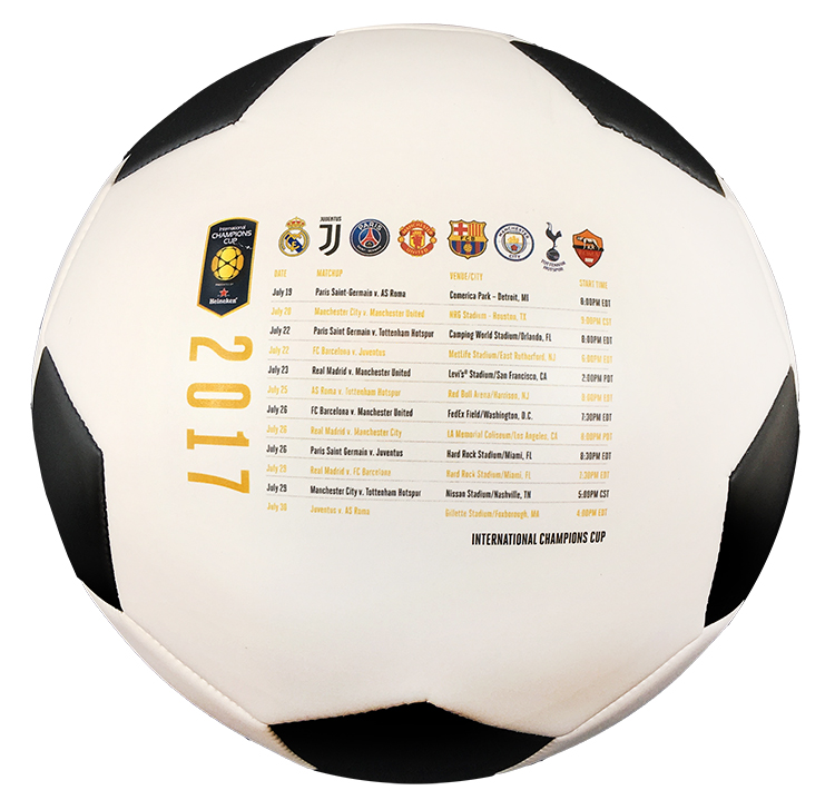Soccer Ball - Full Custom Import, Official Size 5, Promotional w/ large display panel 2