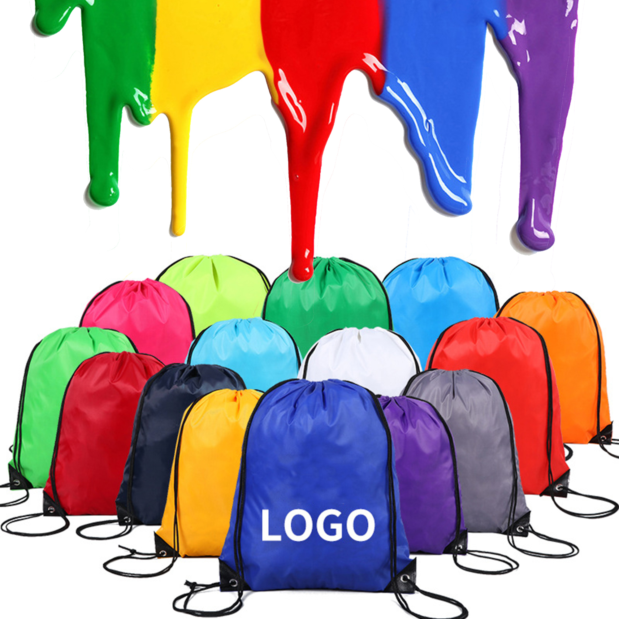 Waterproof Gym Bag Drawstring Backpack 3