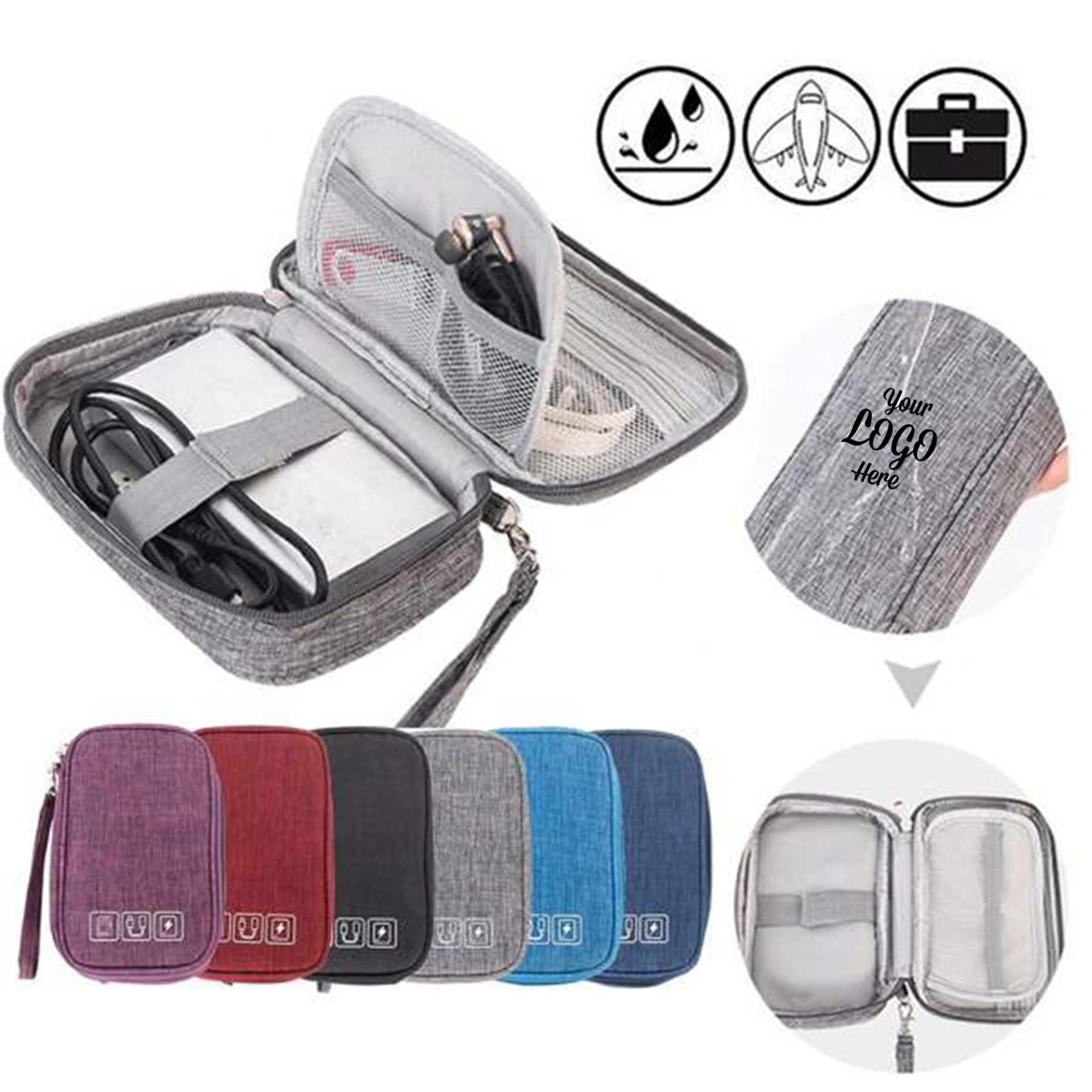 Waterproof Portable Cable Organizer Bag 4
