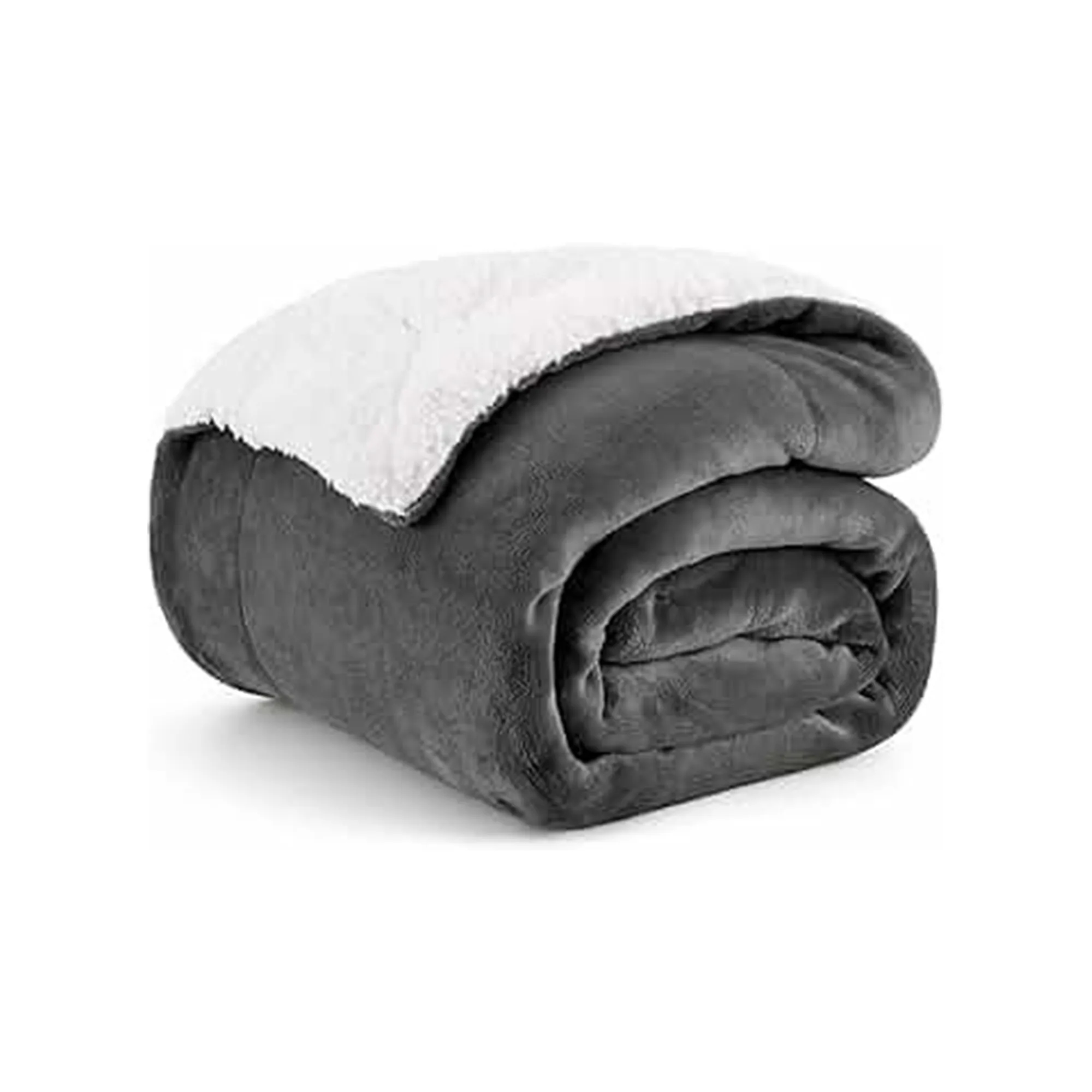 Soft Sherpa Fleece Throw Blanket 50"L x 60"W 14