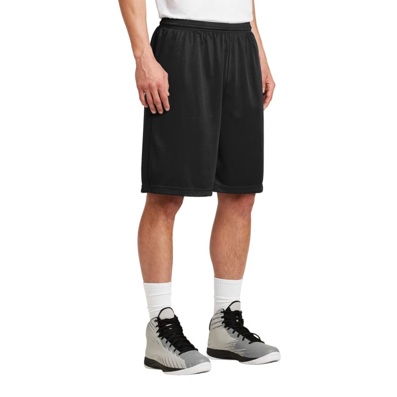 Sport-Tek Long PosiCharge Classic Mesh Short. 28