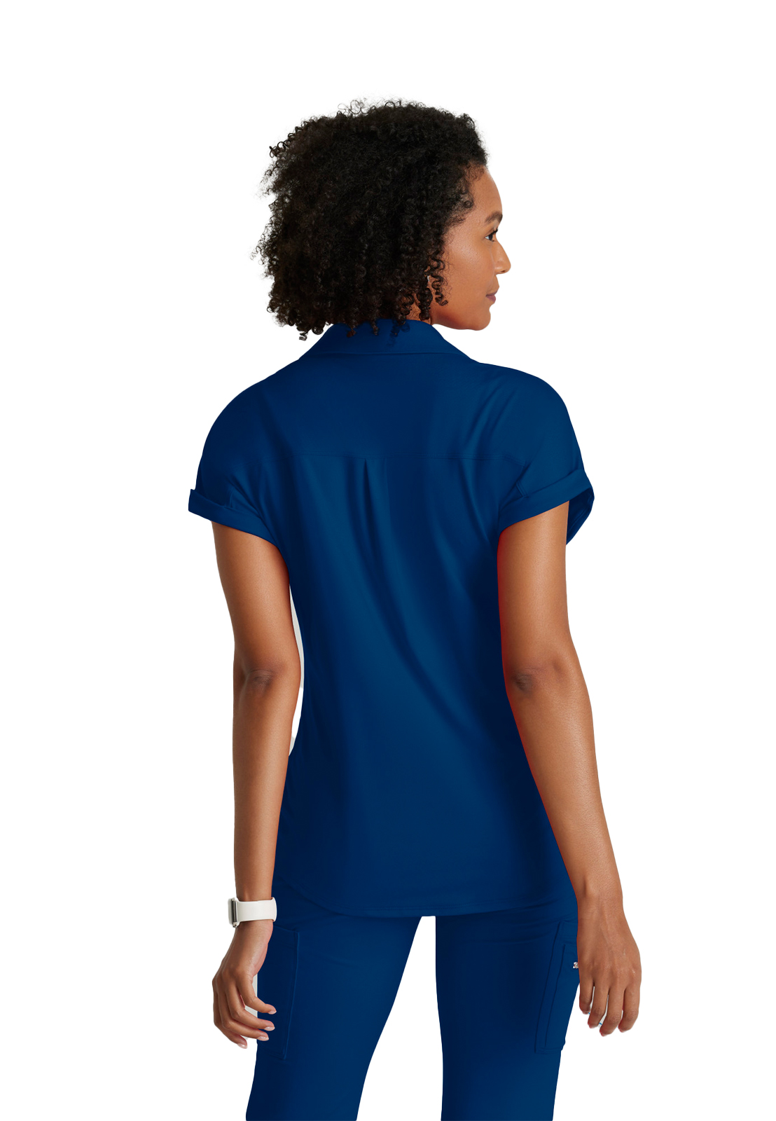 Barco One Performance Knit - Women's Two-Pocket Zip-Neck Engage Scrub Top 10