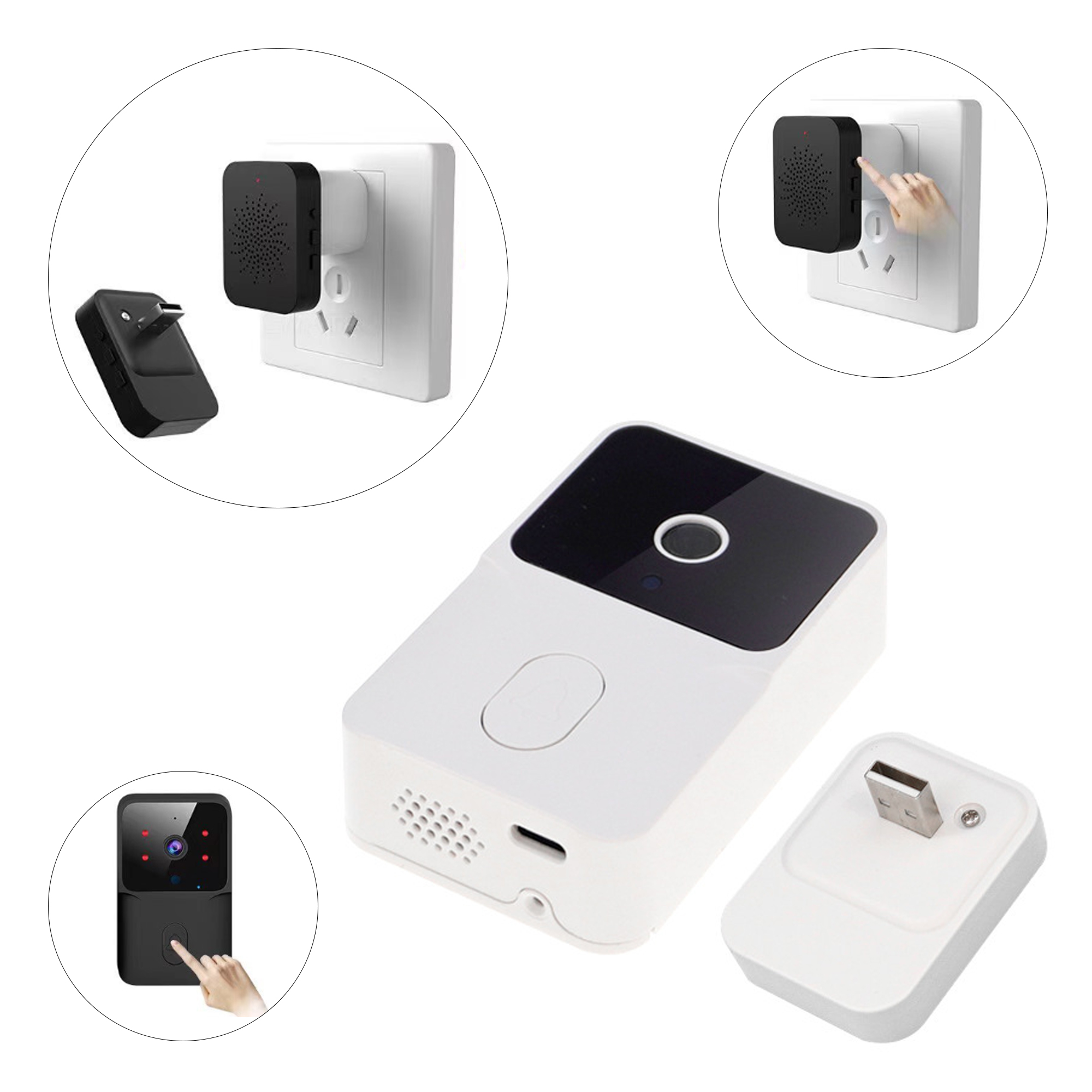 Smart Video Doorbell Wireless 1
