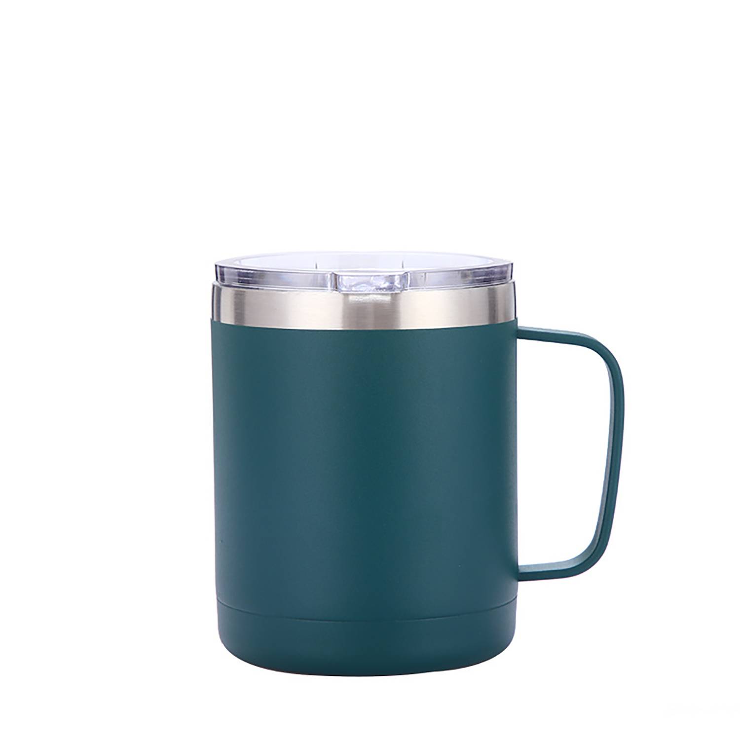 10oz Stainless Steel Insulated Travel Mug with Handle 10
