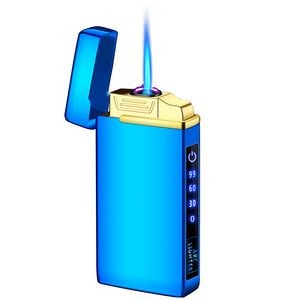 3 In 1 Dual E Arc Jet Lighter With Flashlight 6
