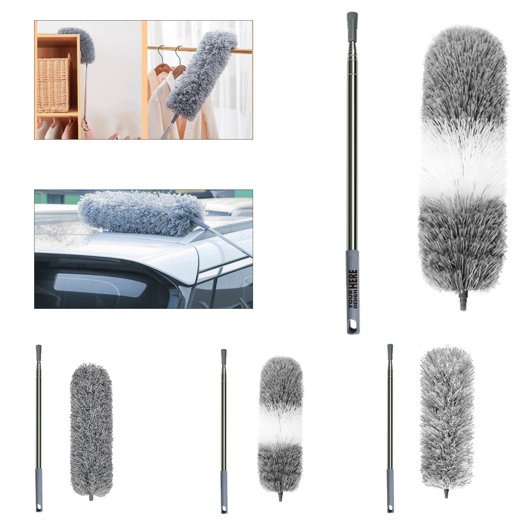 Microfiber Dust Duster - Extendable Design 3