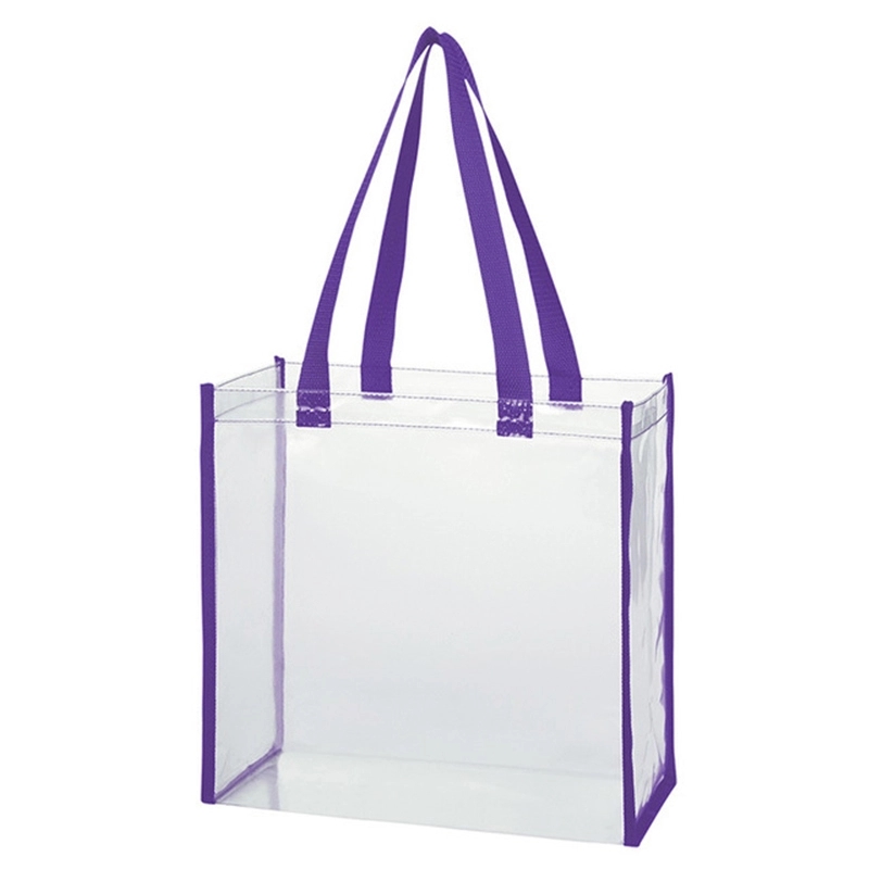 Clear PVC Stadium Tote Bag 3