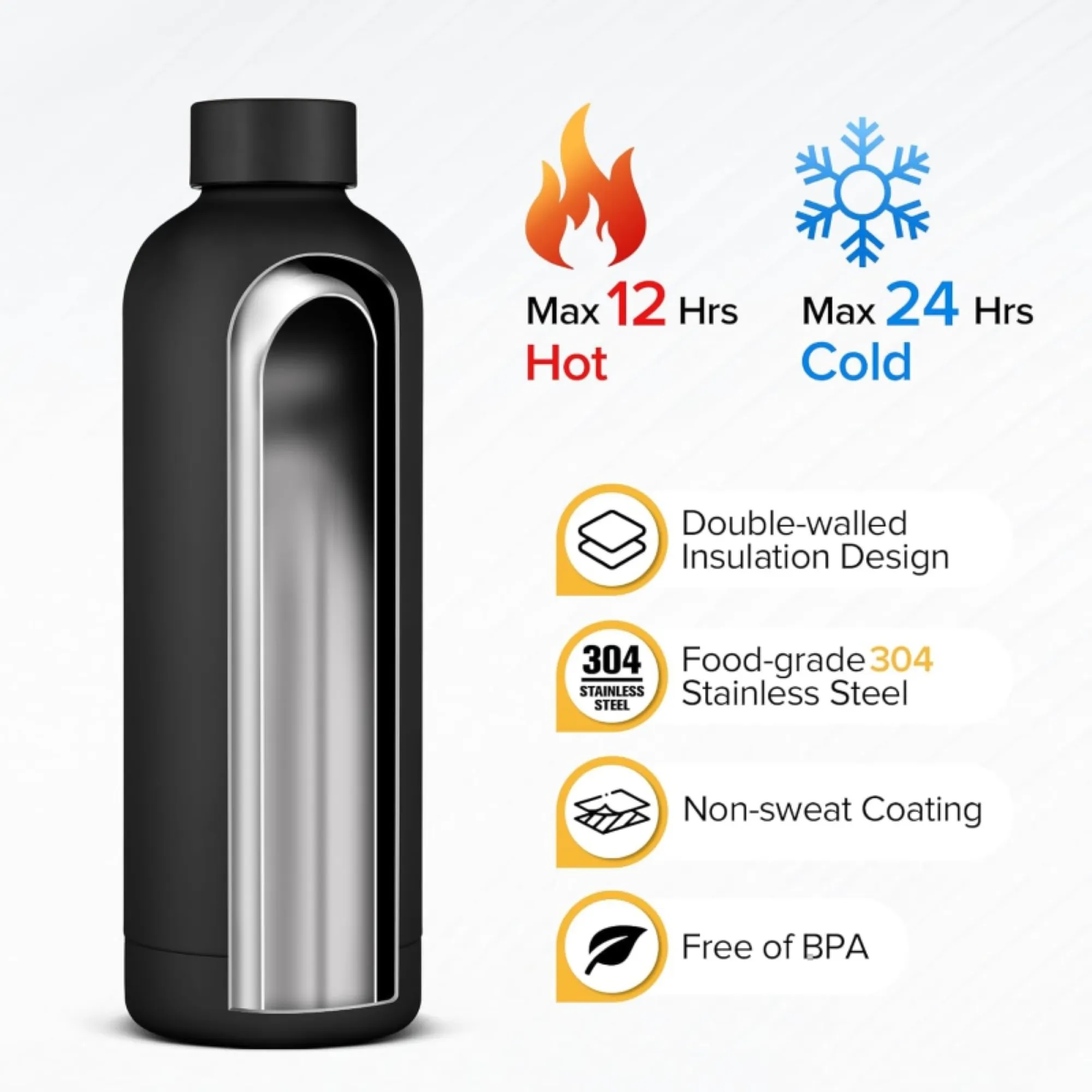 Narrow Mouth Outdoor Sports Thermos Mug Free Shipping 4