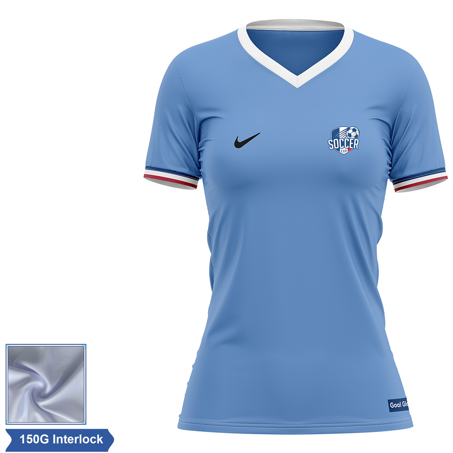 Women's Sublimation Soccer Jersey - 150G Interlock 1