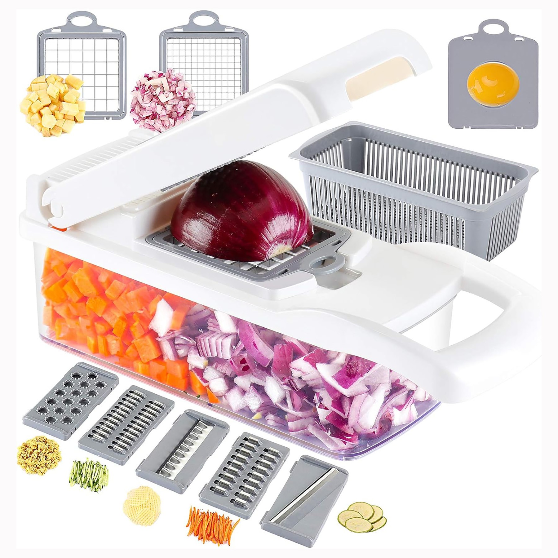 Multifunctional 12 in 1 Veggie Chopper 2