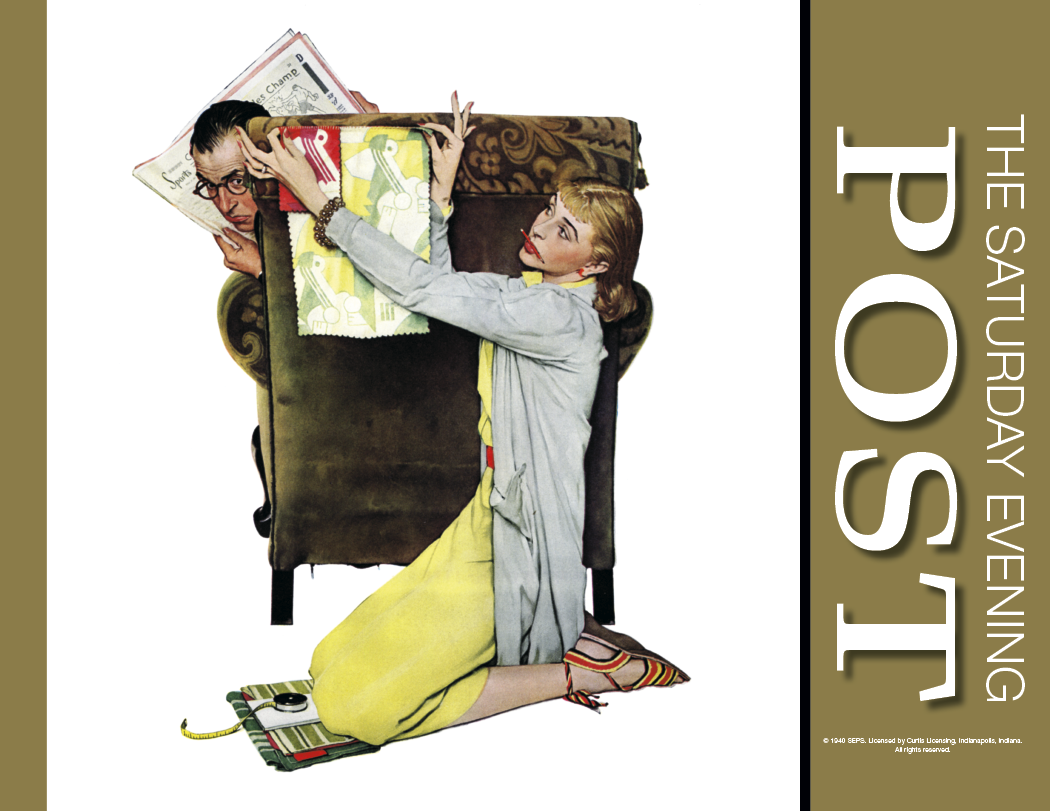 HotLine® Products Saturday Evening Post Appointment Calendar - Spiral 32