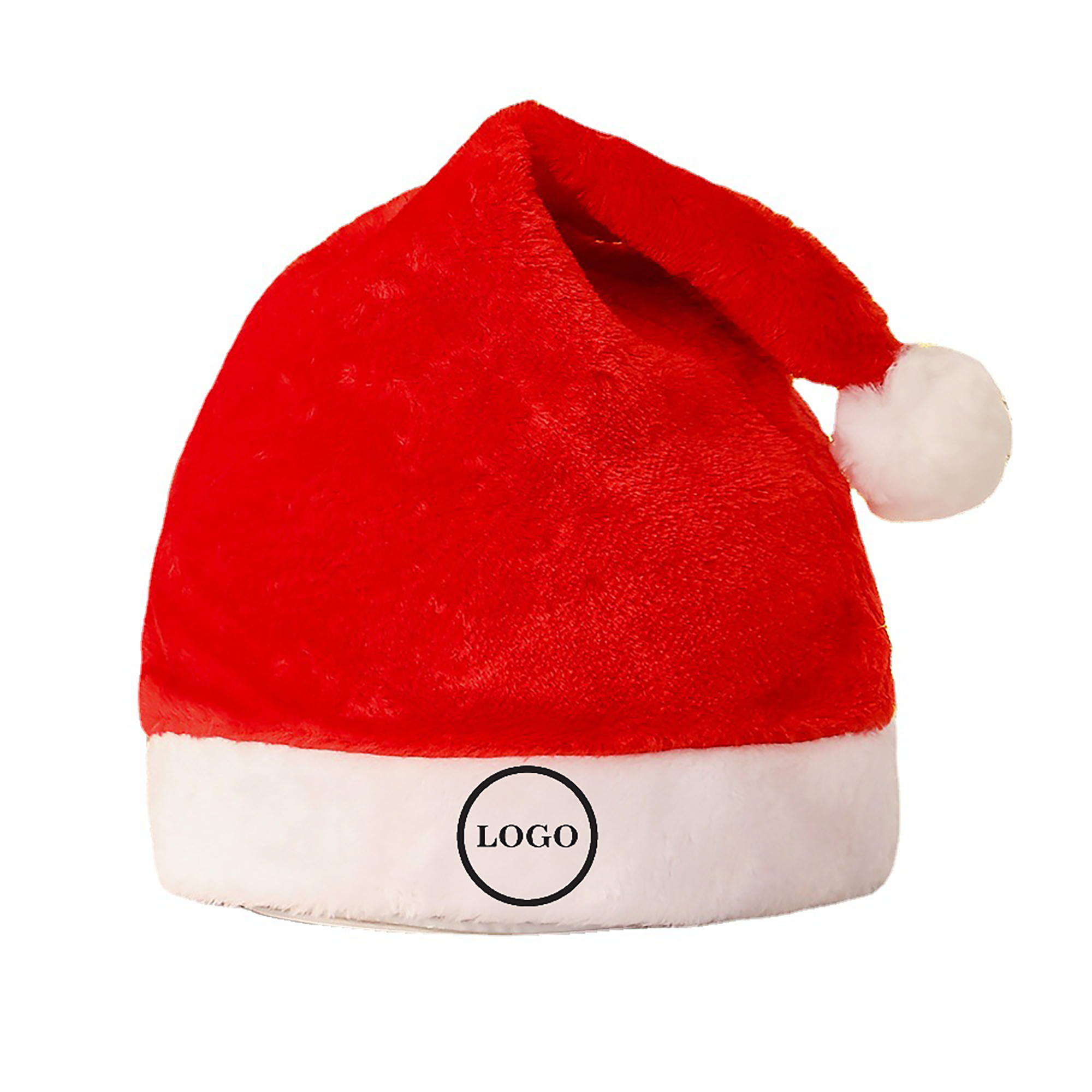 Festive Plush Santa Christmas Hat 3