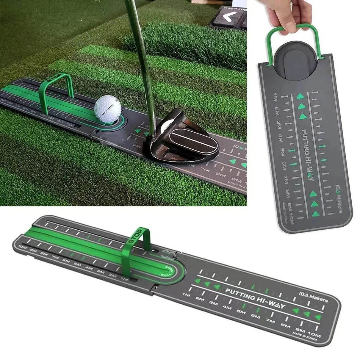 Portable Golf Precision Distance Putting Drill In Stock 5