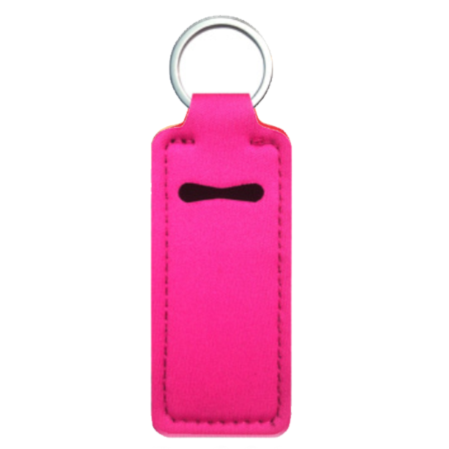 Neoprene Lipstick Sleeve Keychain 3