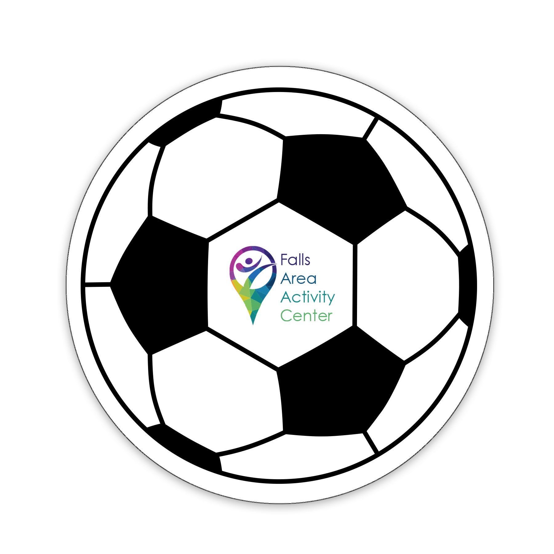 Soccer Ball Shaped NoteKeeper™ Magnet 20 Mil 7