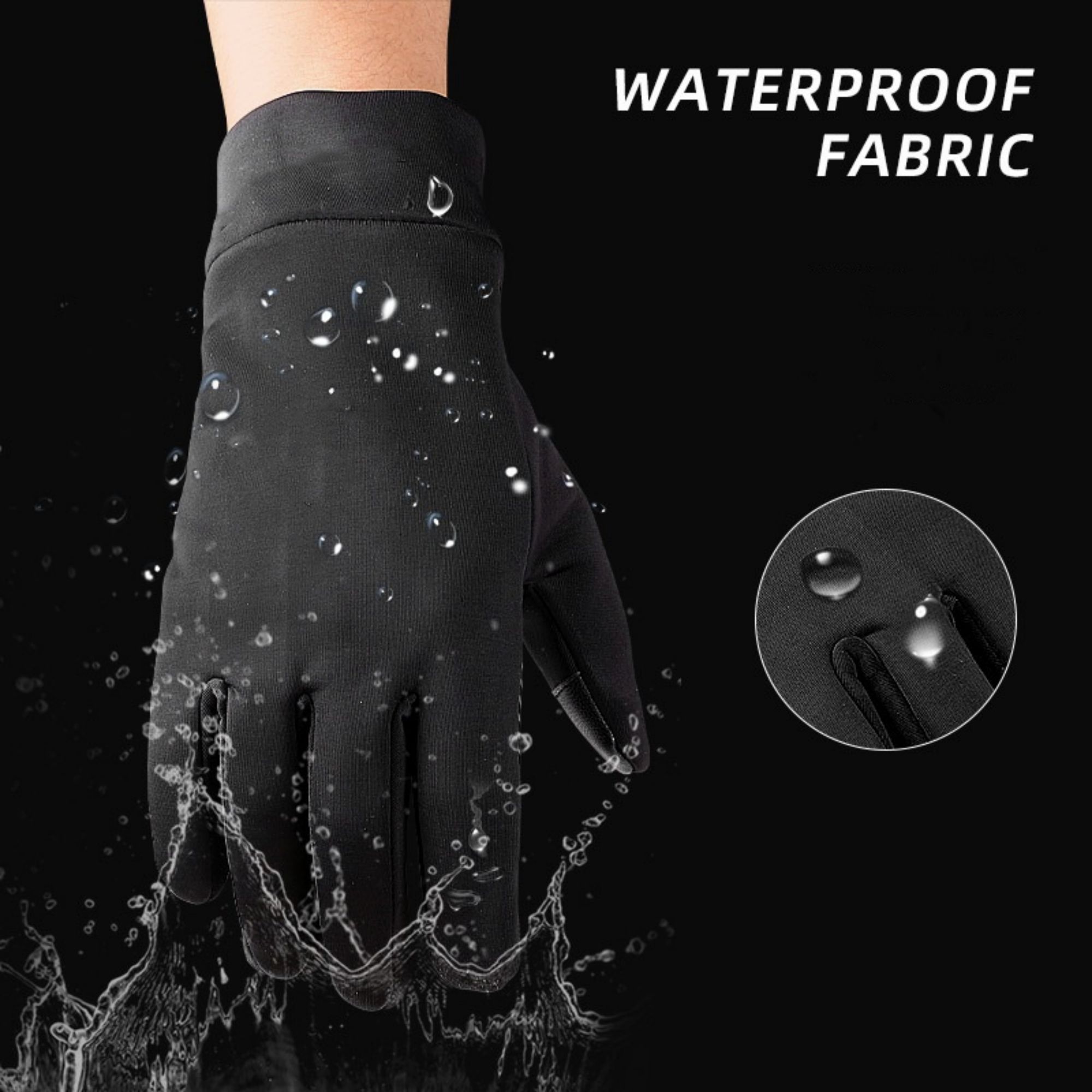 Winter Windproof Warm Touch Finger Glove 5