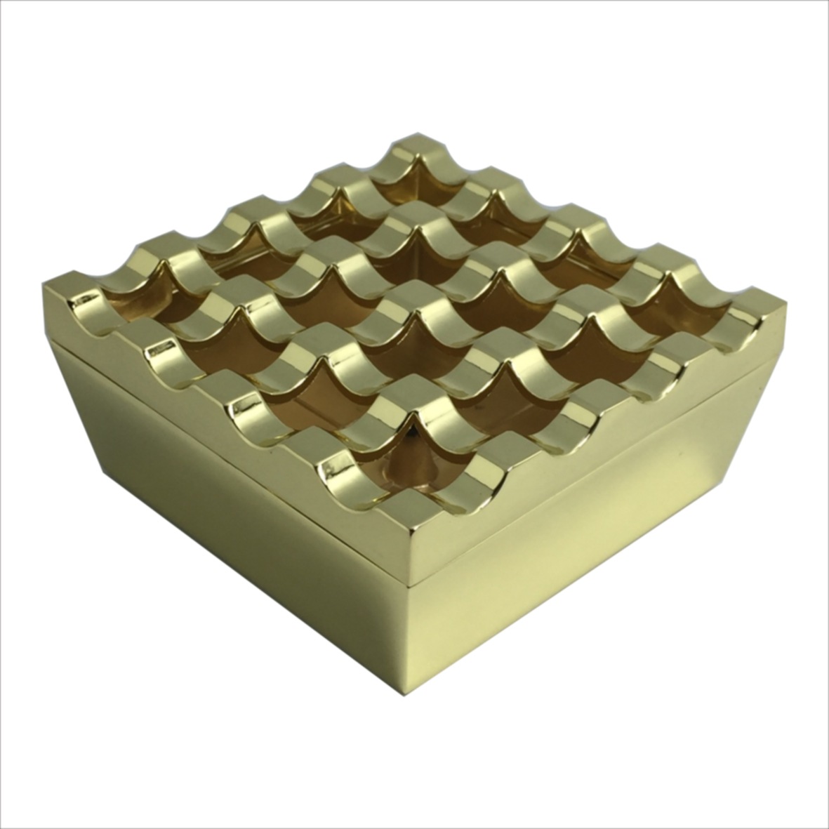 Square Metal Ashtray 4