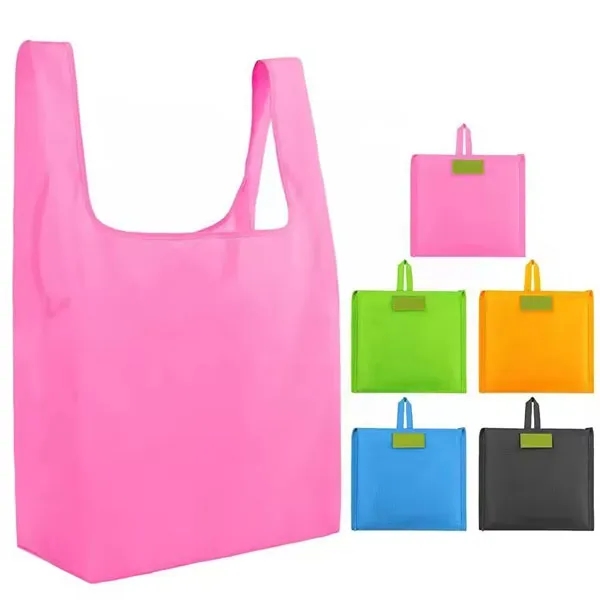 Reusable RPET Foldable Polyester Shopping Bag 4
