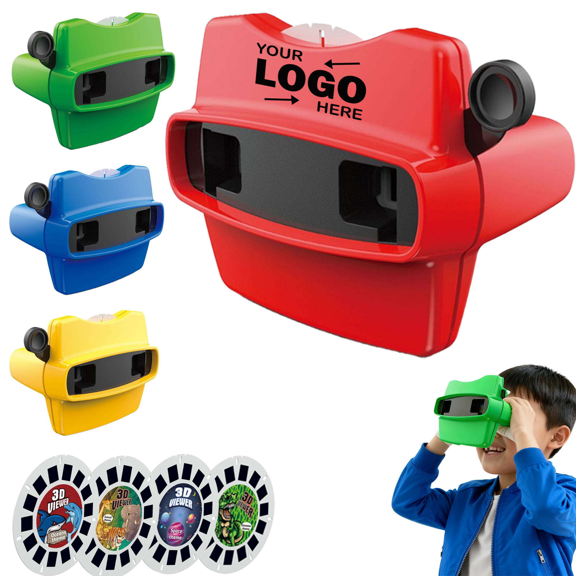 Interactive Plastic 3D Viewer For Educational And Recreational Use 3