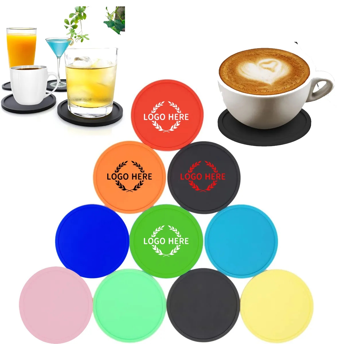 Custom Silicone Coasters 3