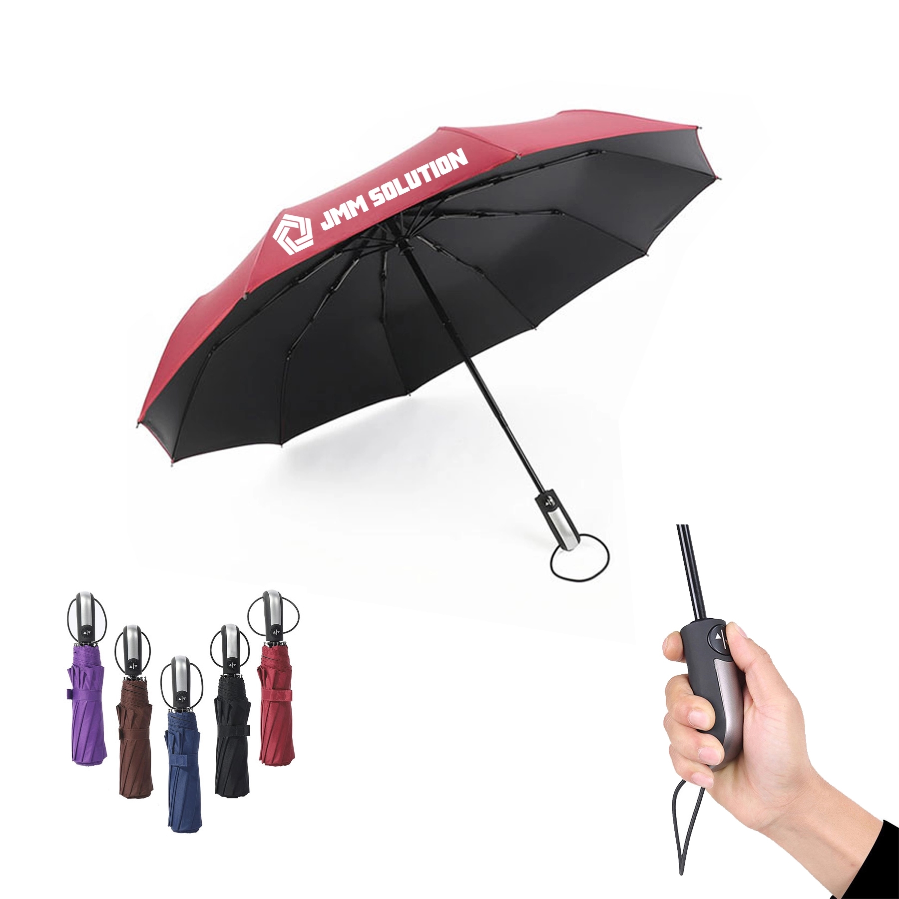 Auto Open & Close Travel Umbrella Windproof 2