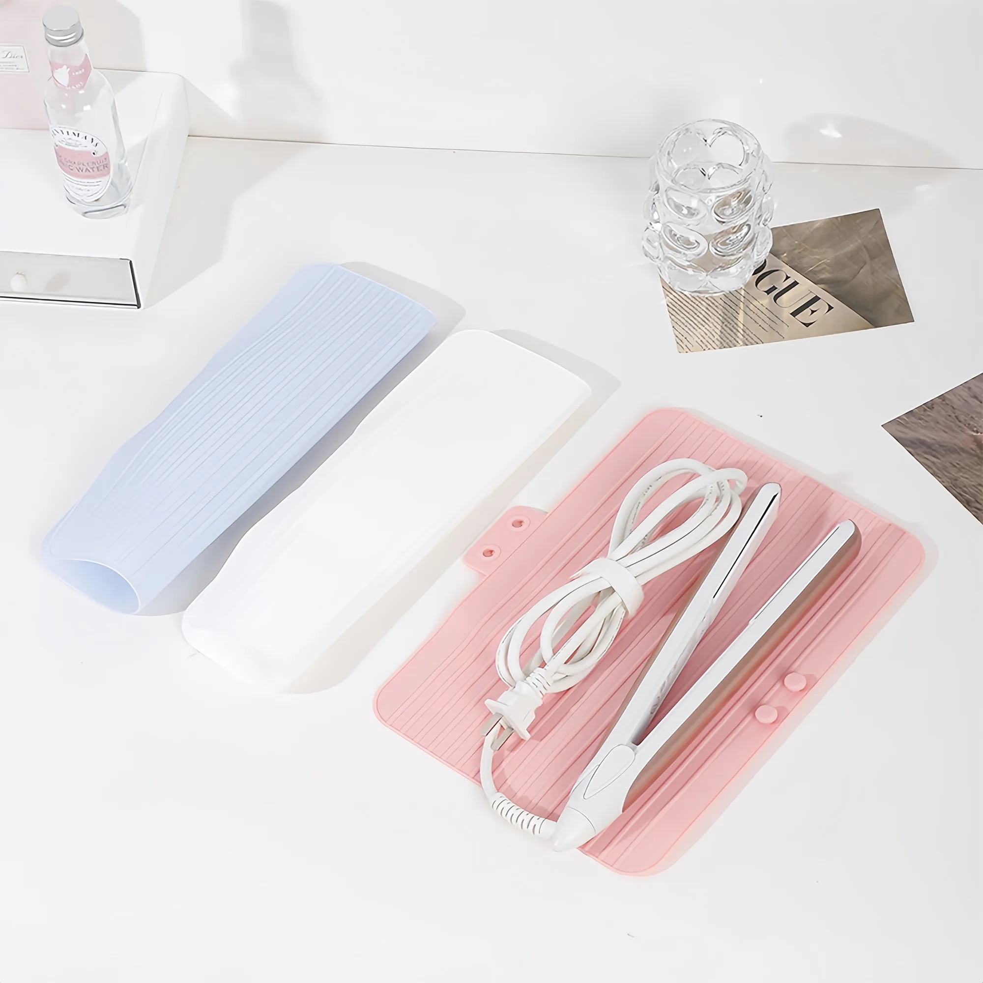 Heat Resistant Silicone Storage Bag For Styling Tools 2