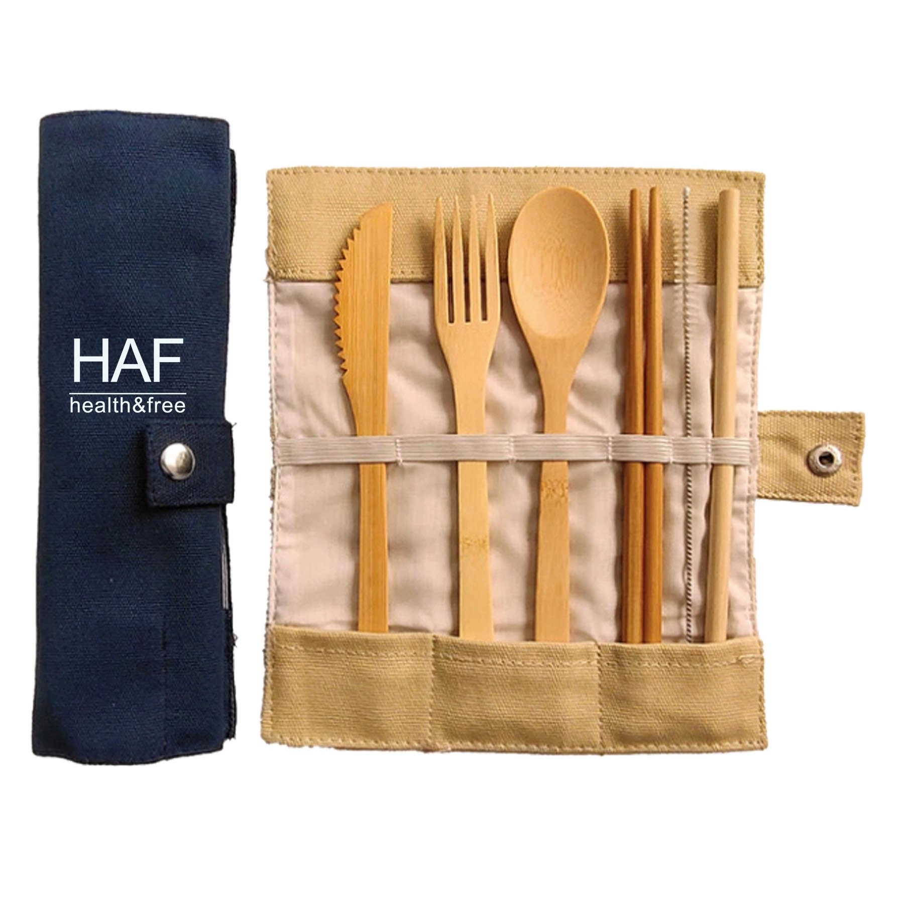 Reusable Bamboo Utensils Cutlery With Case 6