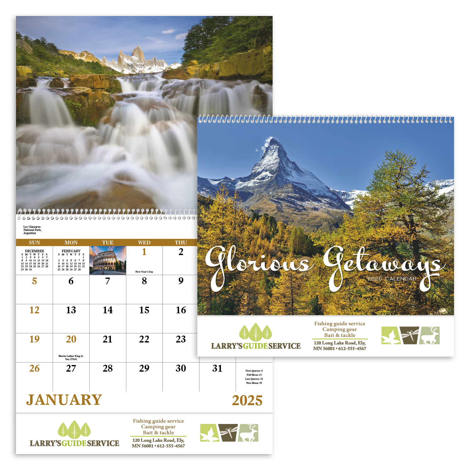 Good Value™ Glorious Getaways - Spiral Calendar 5