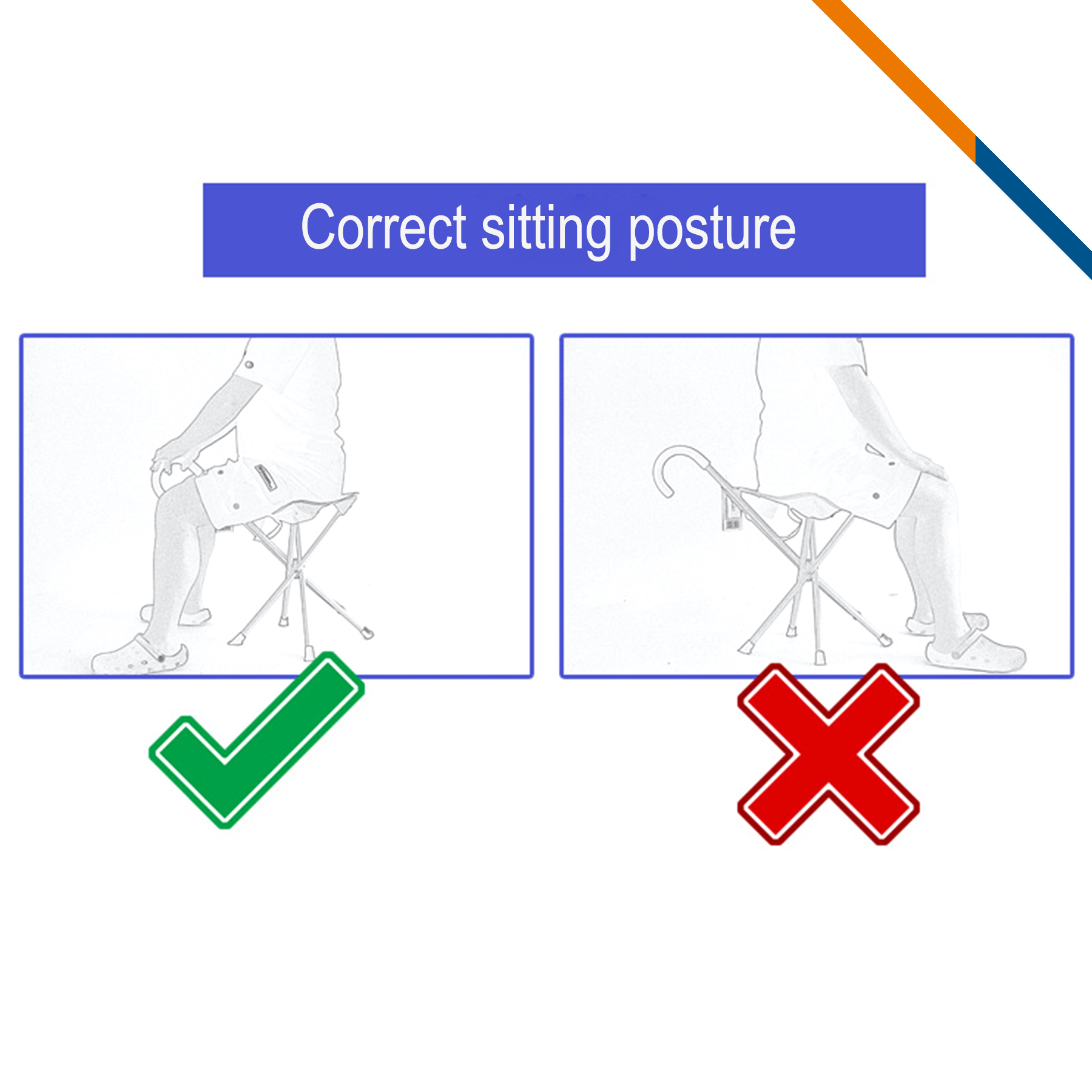 Capta Foldable Cane Chair 6