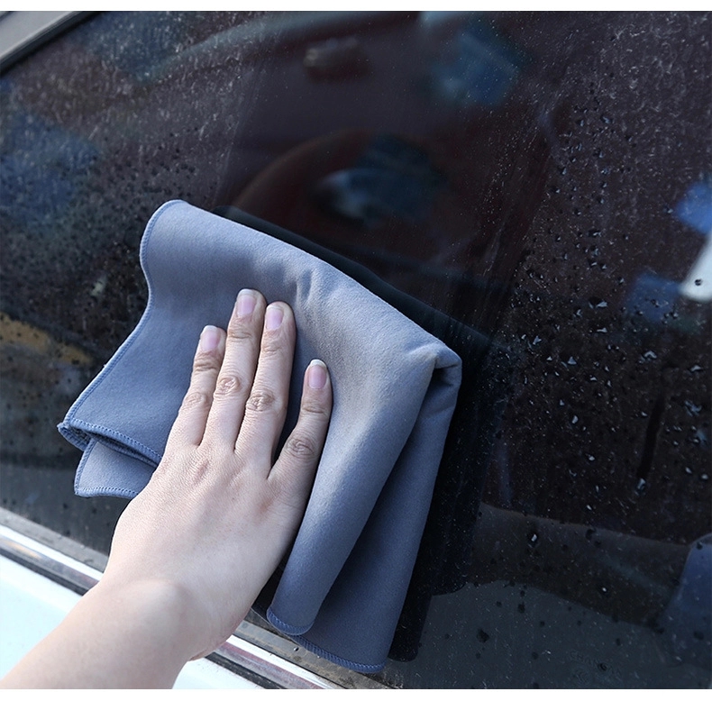 Custom Gift Coral Fleece & Suede Car Cleaning Washing Towel 4
