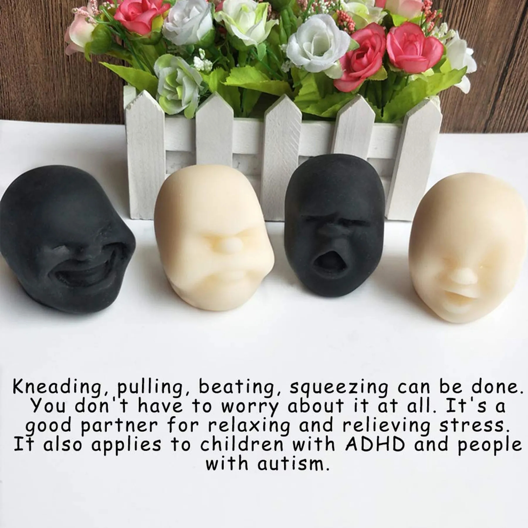 Funny Human Face Emotion Stress Ball 6